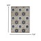 Homeroots 8 x 11 ft. Gray & Blue Indoor & Outdoor Area Rug 384985 - alternate 7